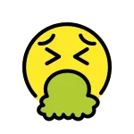Face Vomiting SVG Icon